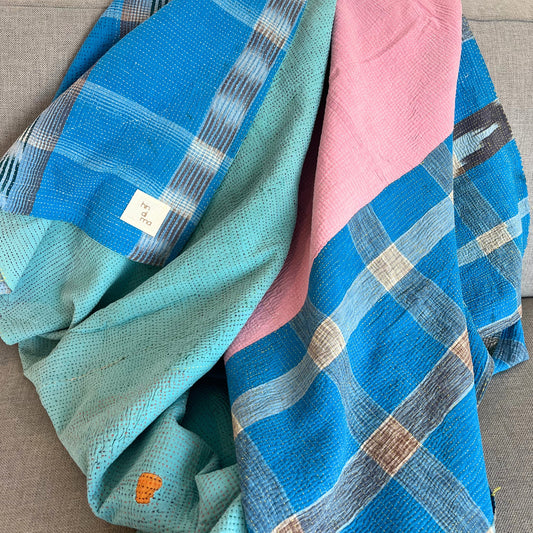 Plaid Kantha navajo