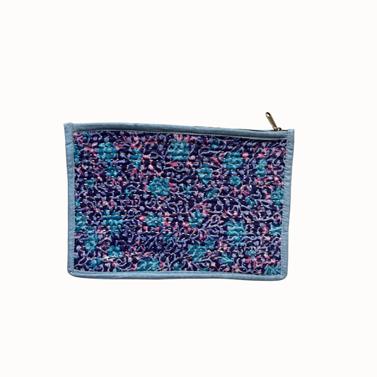 Pochette Jaspe bleue