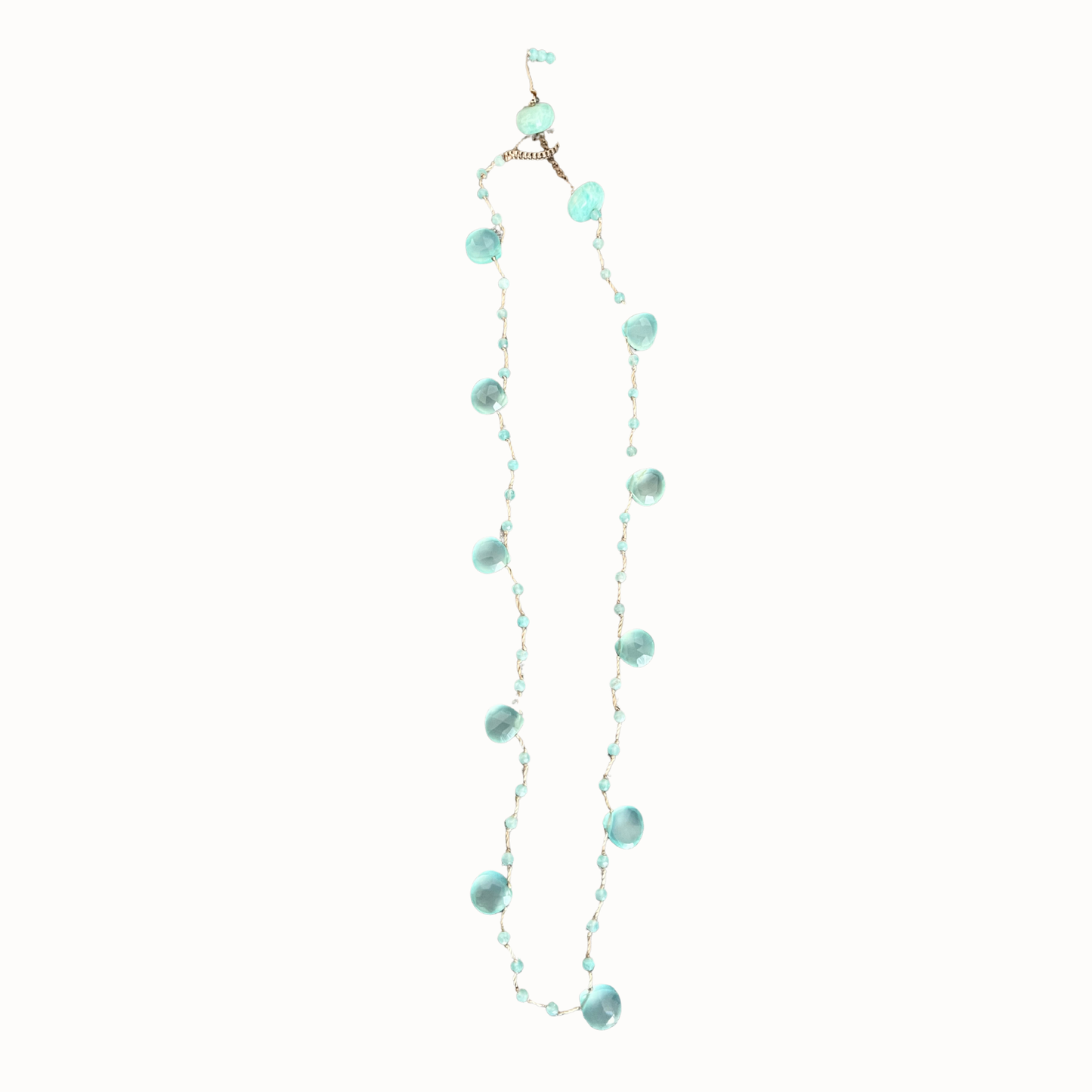 Collier Constance calcédoine