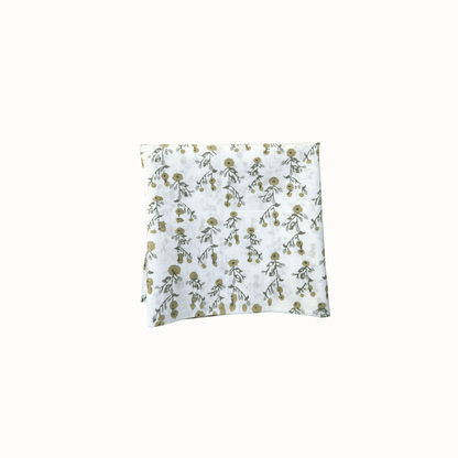 Bandana blanc fleuri