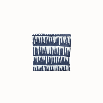Bandana bleu rayé