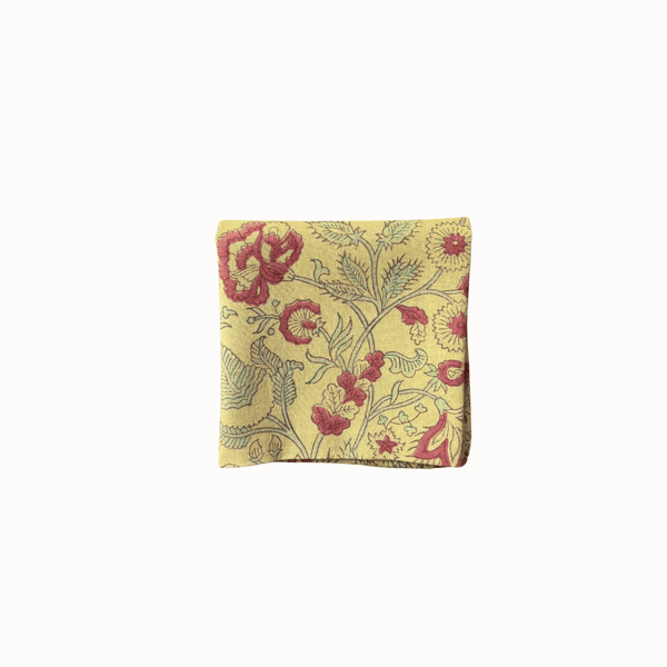 Bandana moutarde & rouge