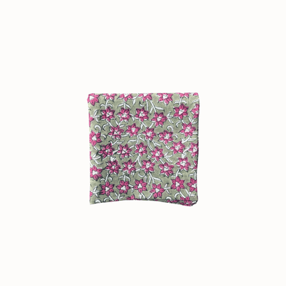 Bandana rose & gris