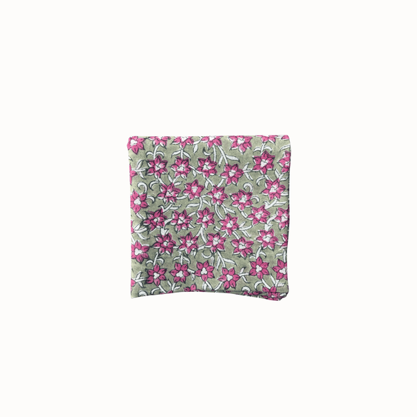 Bandana rose & gris