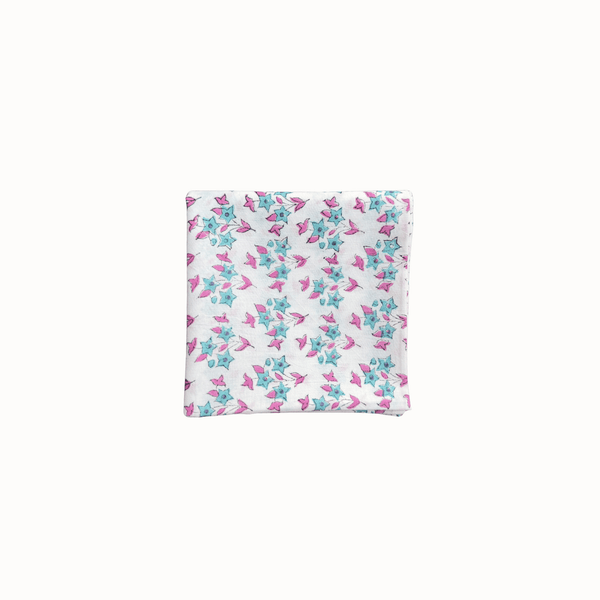 Bandana rose & turquoise