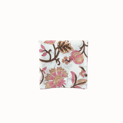 Bandana rose fleuri