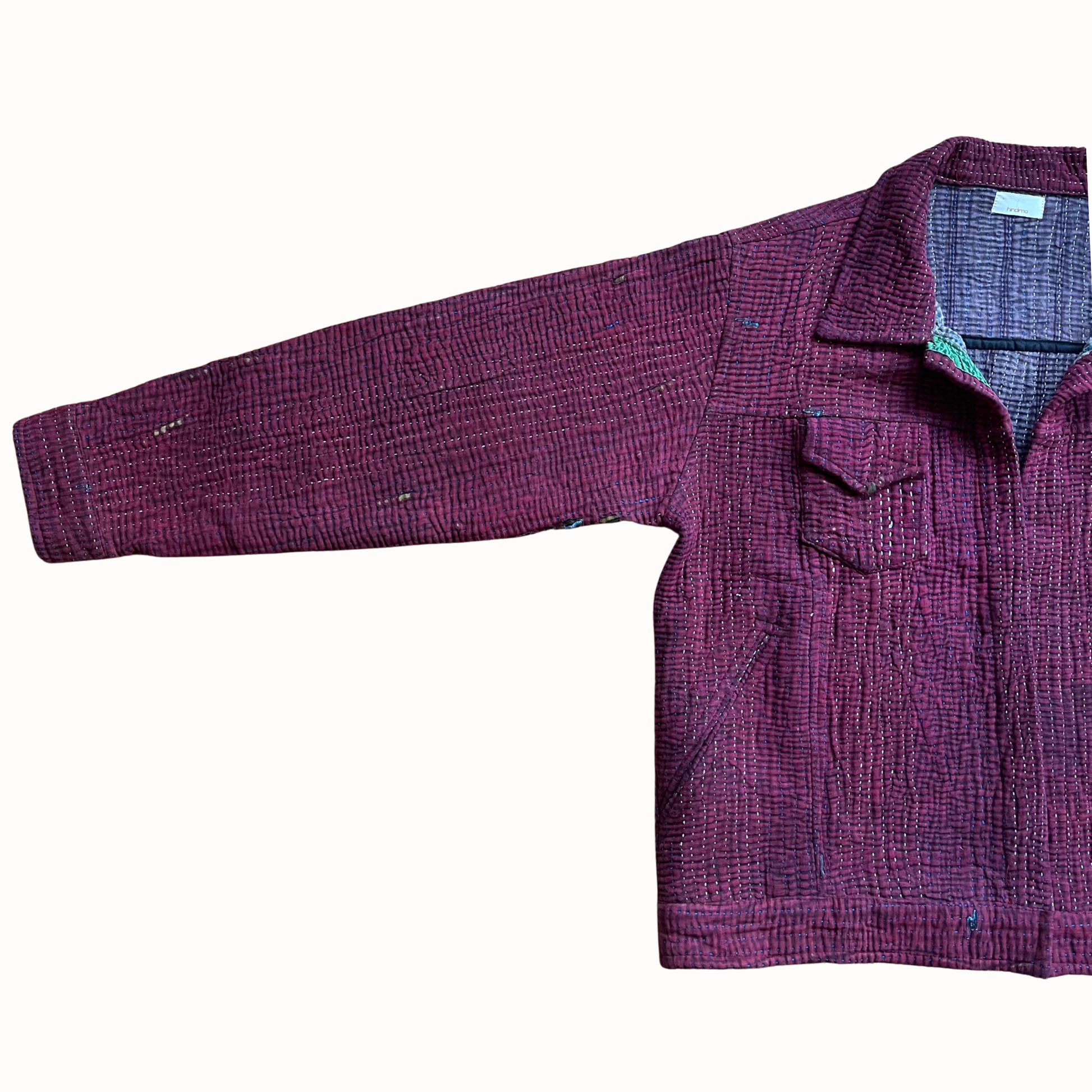 Blouson indien en kantha 