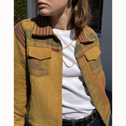 Blouson Guila moutarde