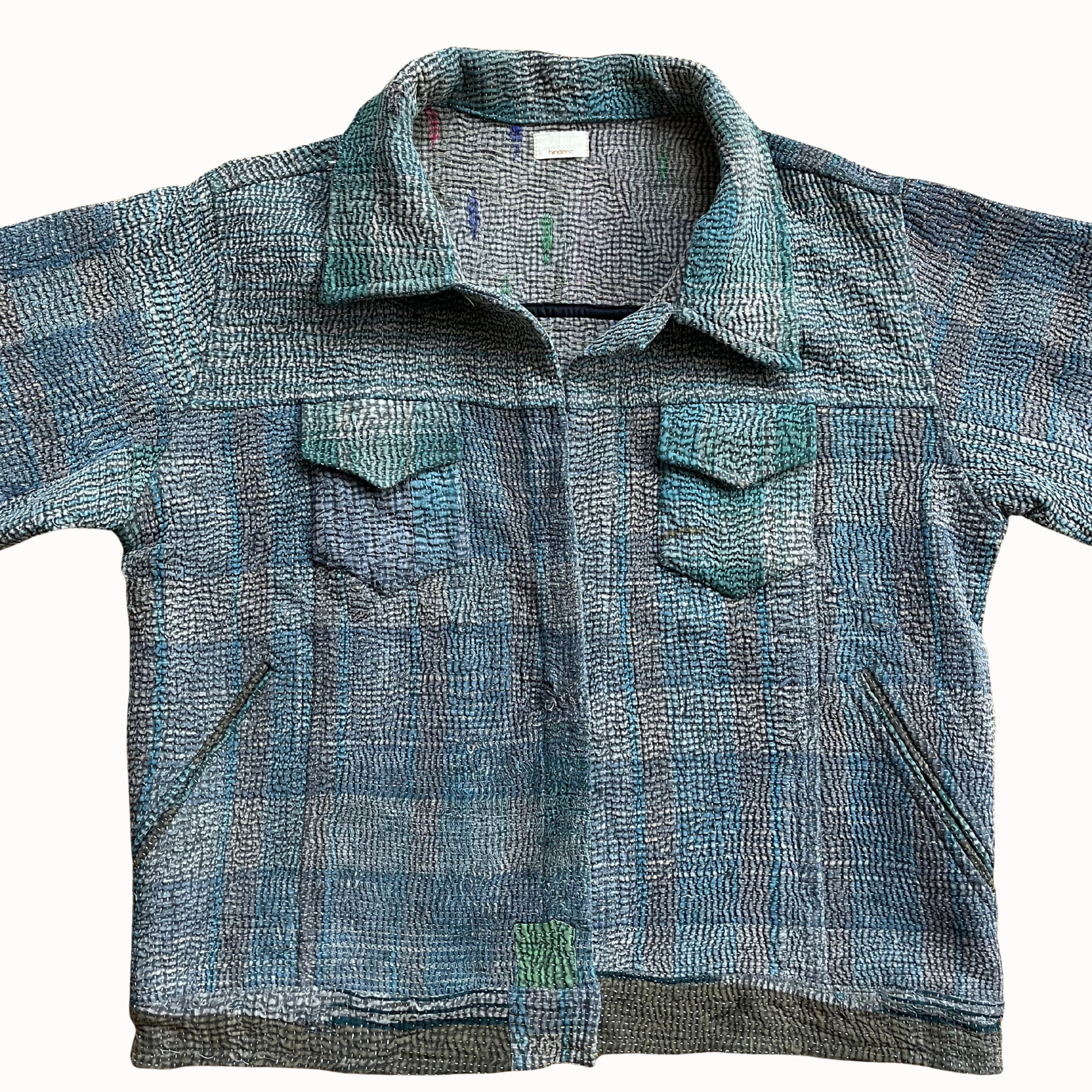 Blouson en tissu indien, pièce unique