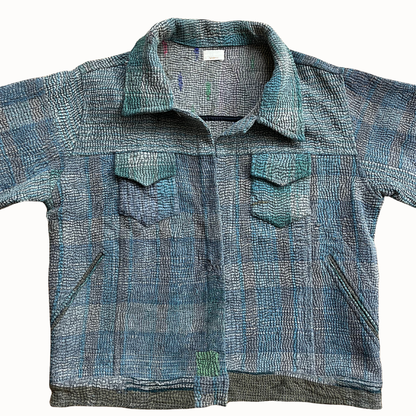 Blouson en tissu indien, pièce unique