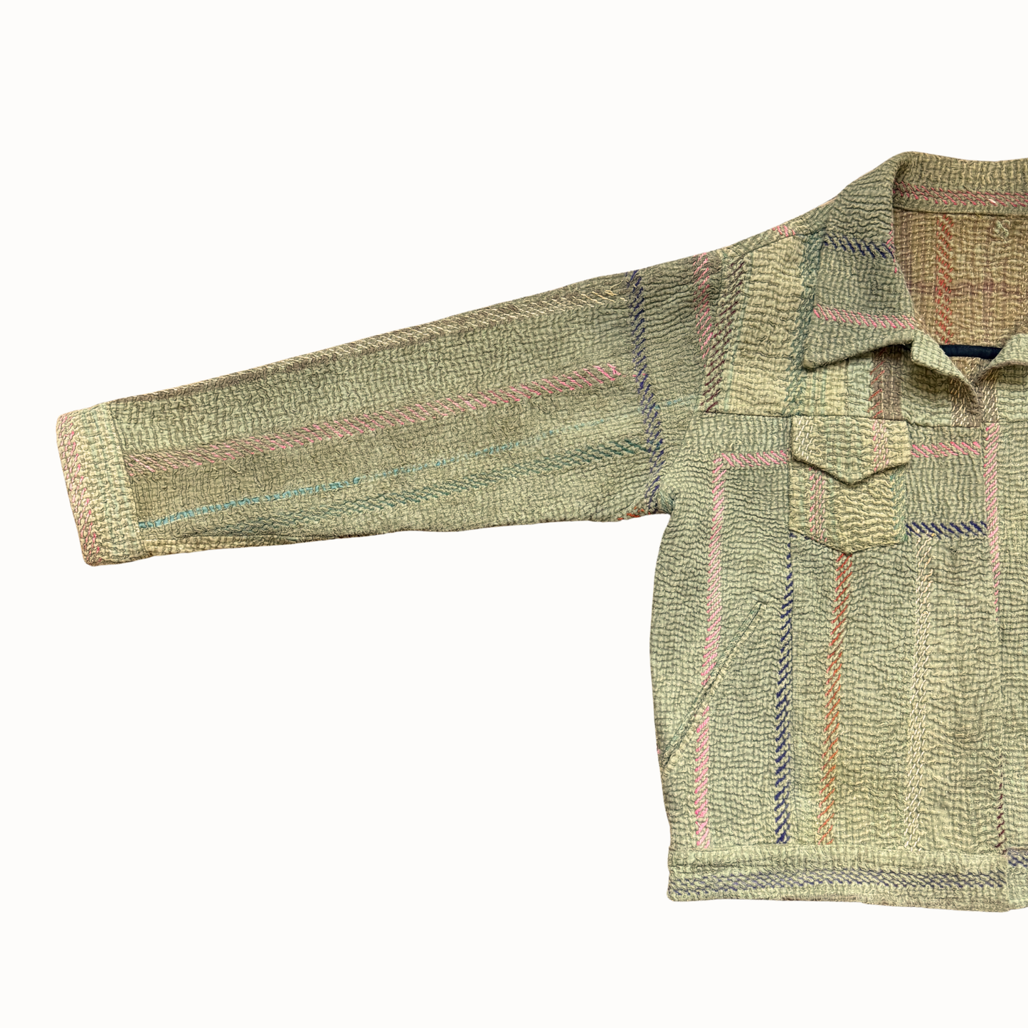 Blouson kantha Hindima vert
