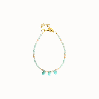 Bracelet Maya amazonite