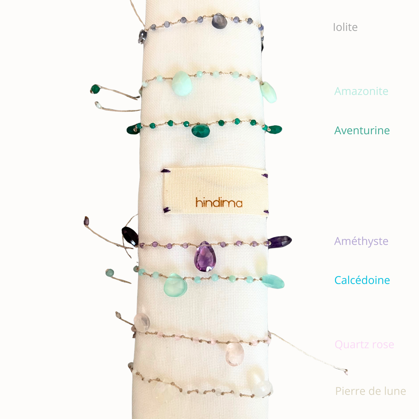 Bracelet en pierres semi-précieuses