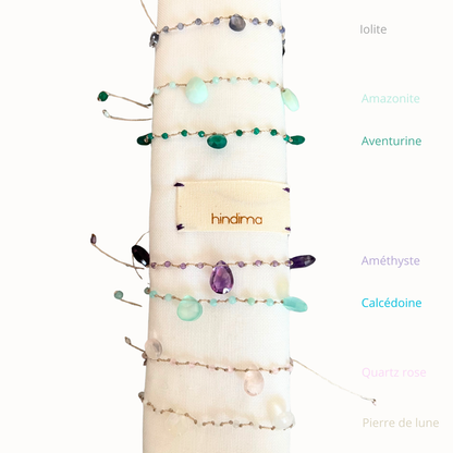 Bracelet en pierres semi-précieuses