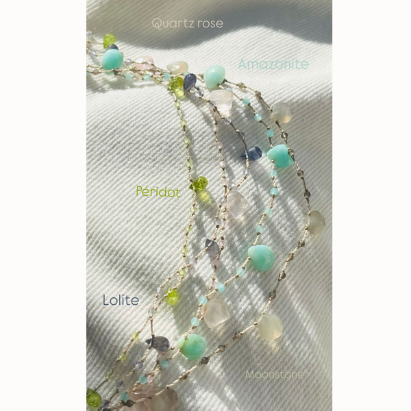 Collier Constance péridot