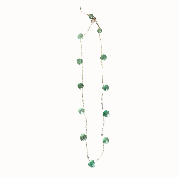 Collier Constance quartz vert