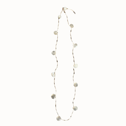 Collier Constance pierre de lune grise