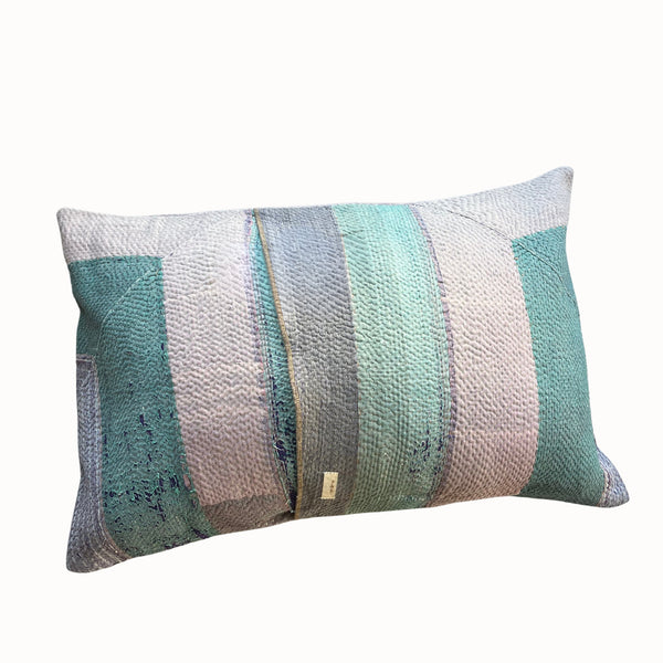 Coussin Jhappi rose & gris