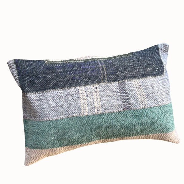 Coussin Jhappi rose & gris