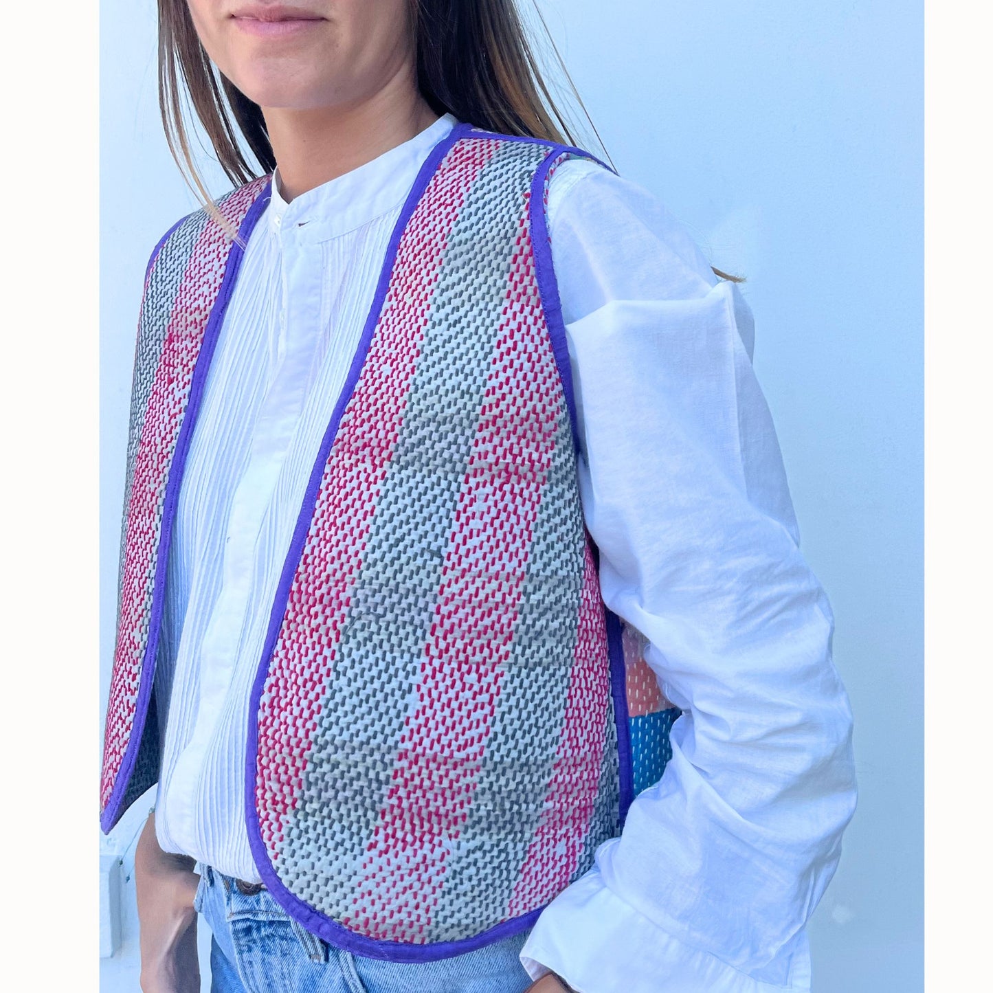 Gilet Aura bleu ciel