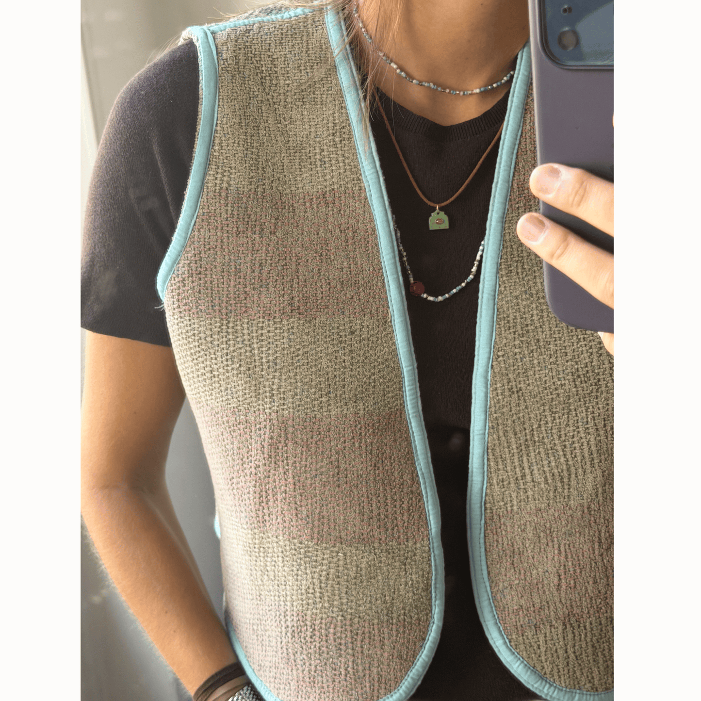 Gilet Aura bleu ciel