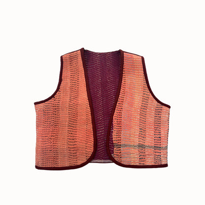 Gilet Aura bordeaux
