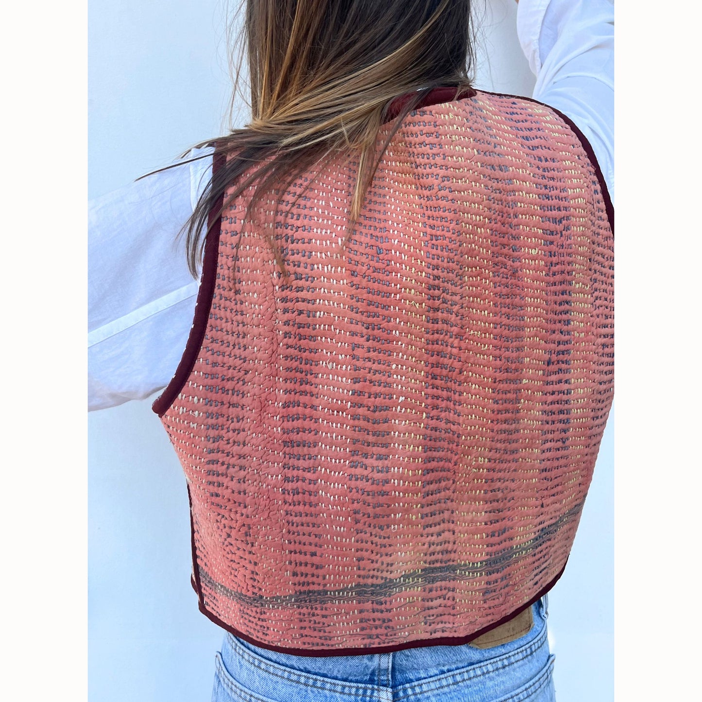Gilet Aura bordeaux