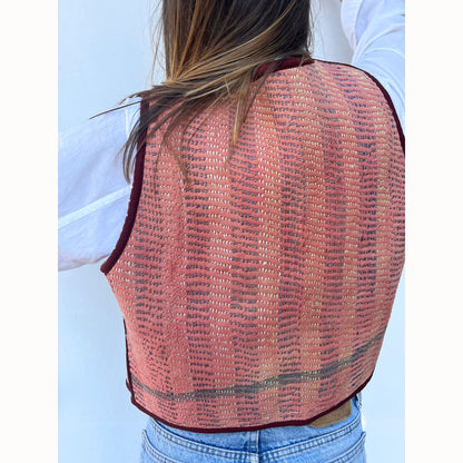 Gilet Aura bordeaux