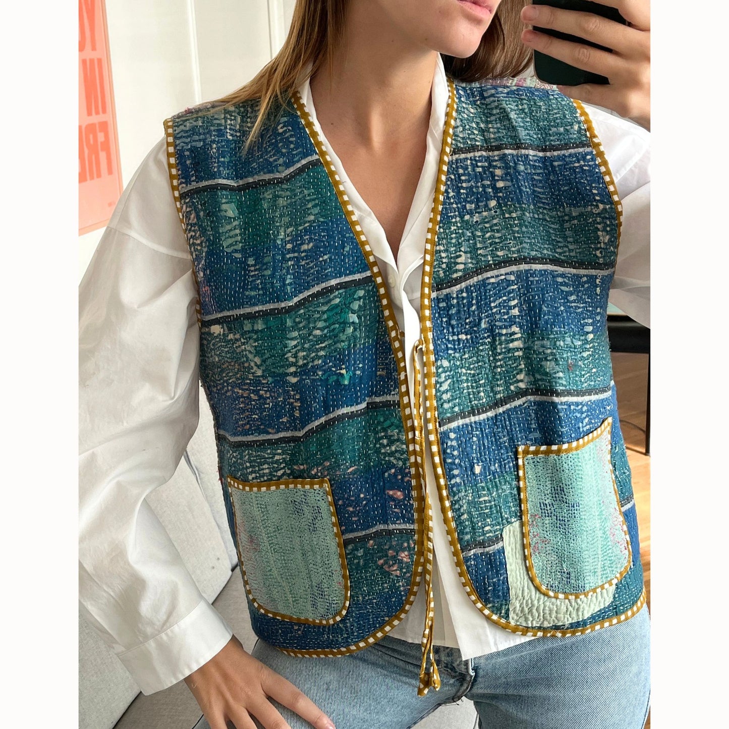 Gilet Karma bleu