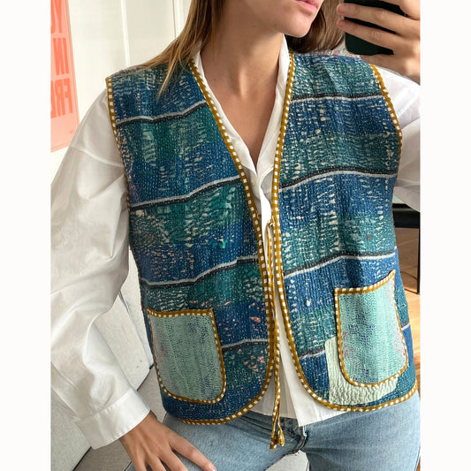 Gilet Karma bleu