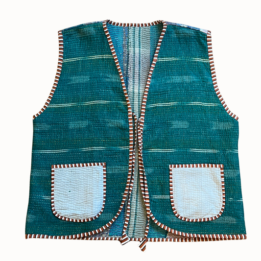 Gilet Karma vert foncé