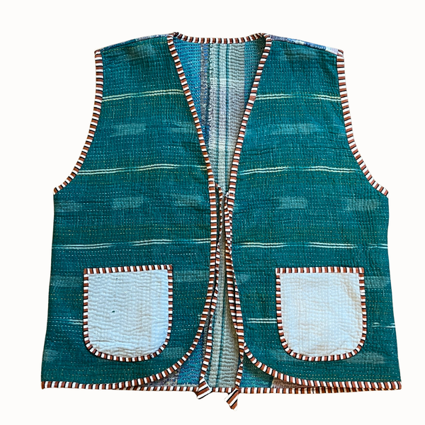 Gilet Karma vert foncé