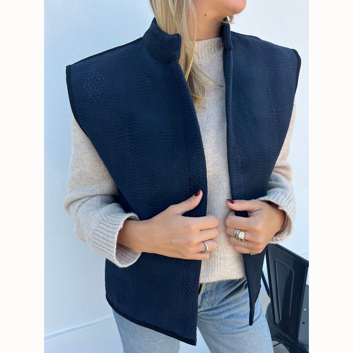 Gilet Mira bleu marine