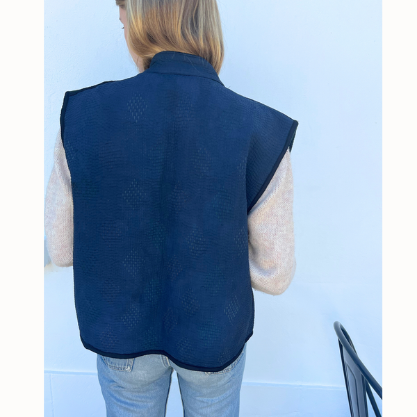 Gilet Mira bleu marine
