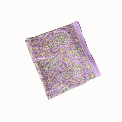 Foulard vieux rose