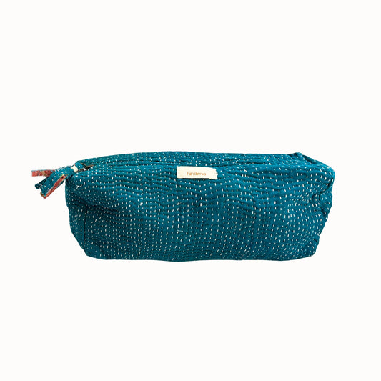 Trousse Pia bleue canard
