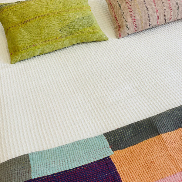 Plaid Kantha multicolore