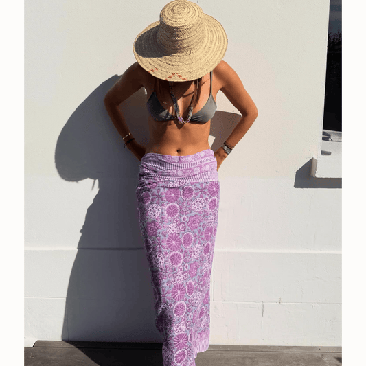 Paréo violet Hindima