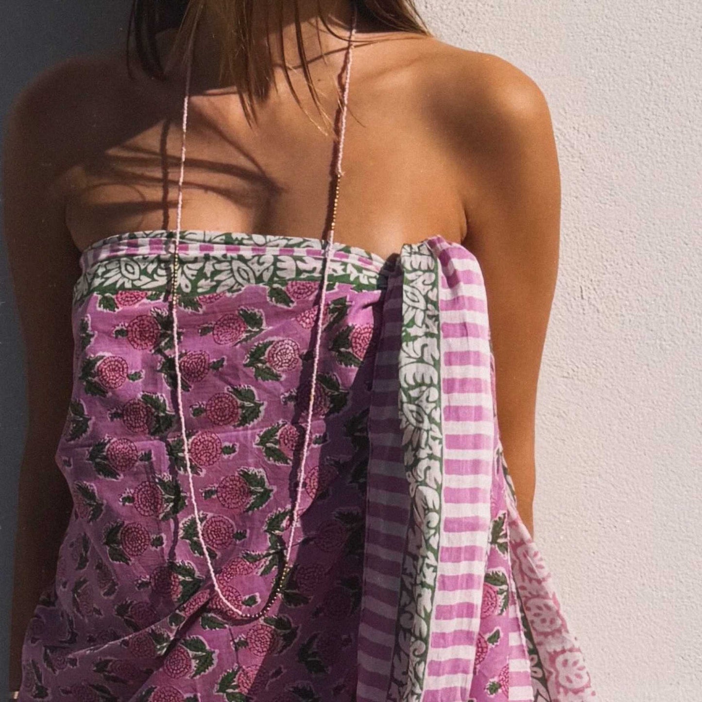 Paréo rose Hindima 