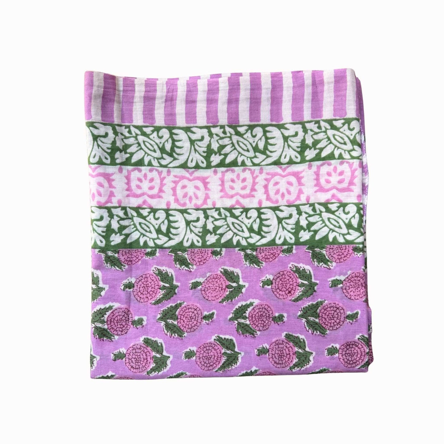 Paréo rose bonbon Hindima,voile de coton
