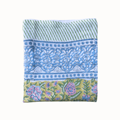 Paréo vert & bleu