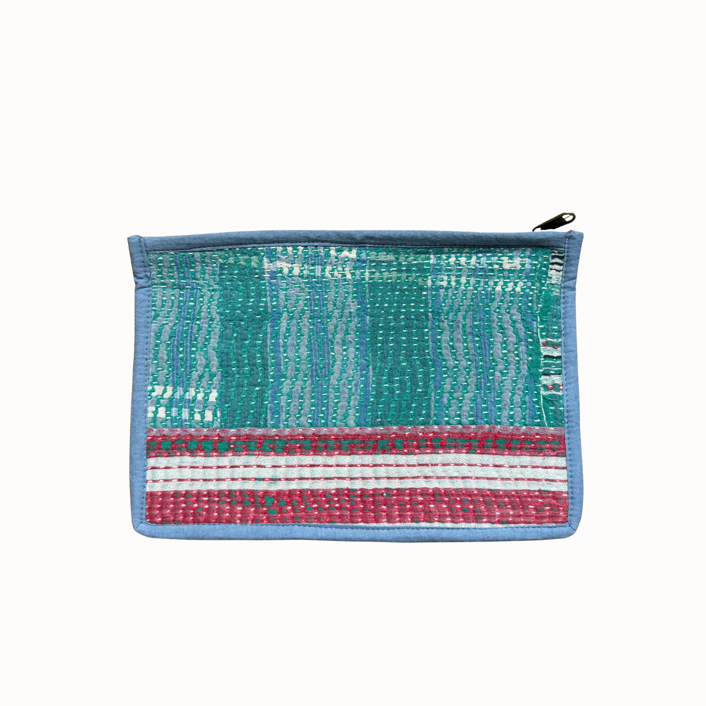 Pochette Jaspe rose & verte