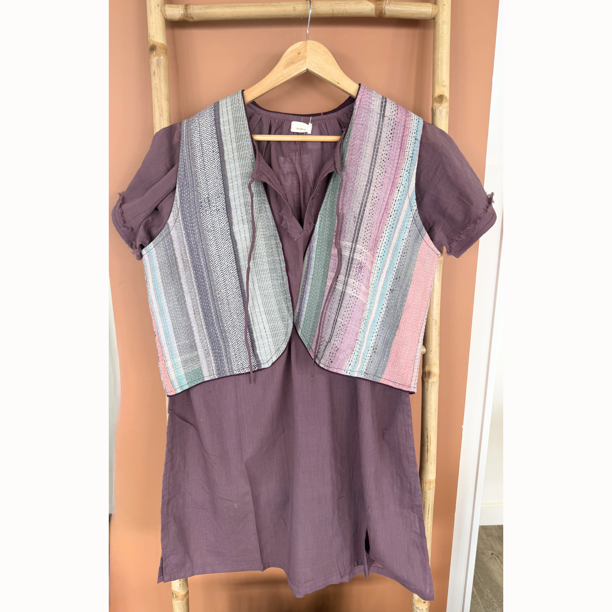 Robe de plage taille unique coton