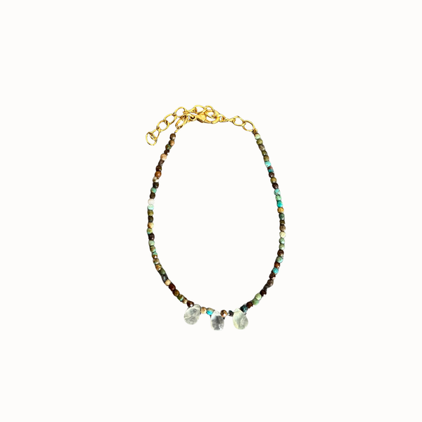 Bracelet Maya améthyste verte