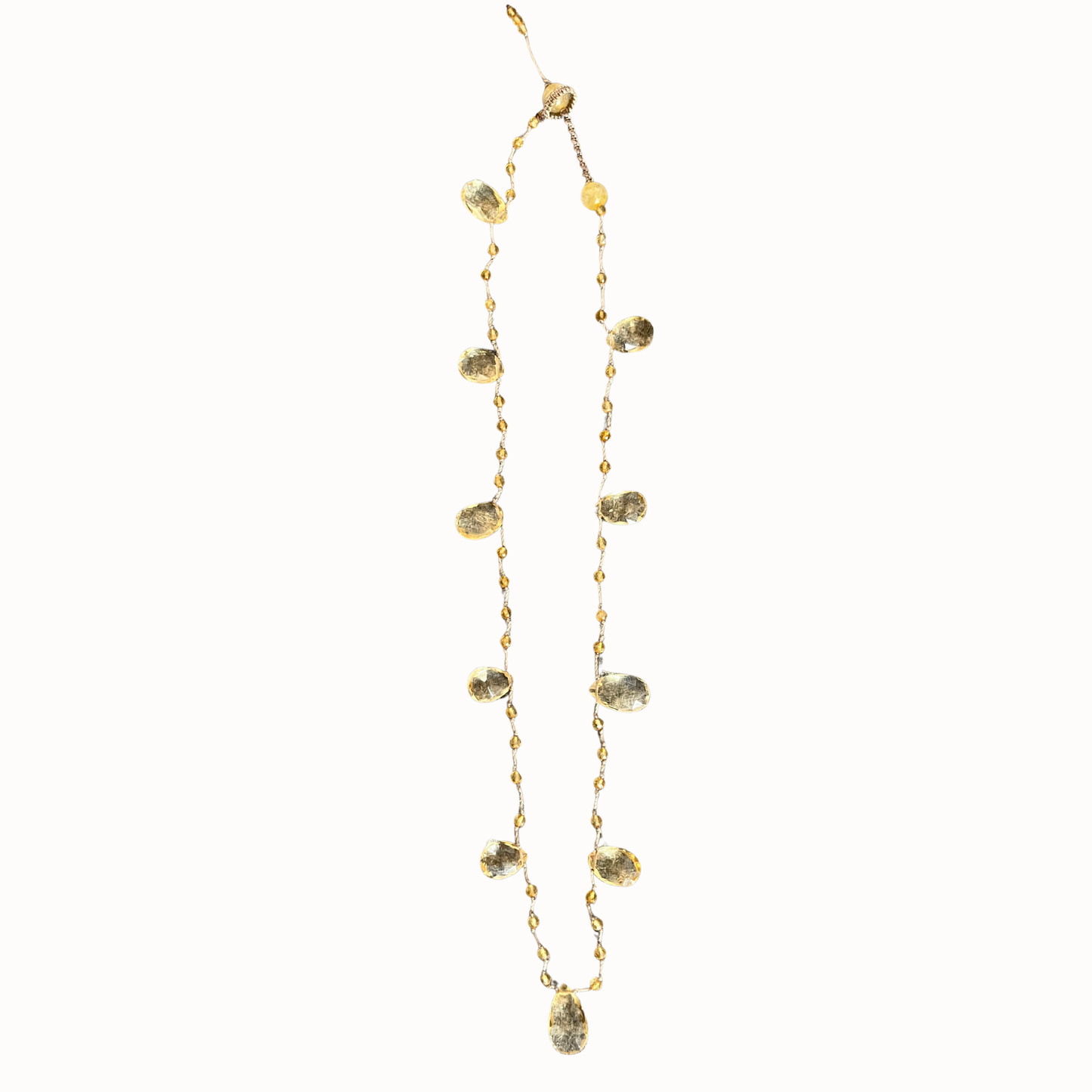 Collier Constance citrine