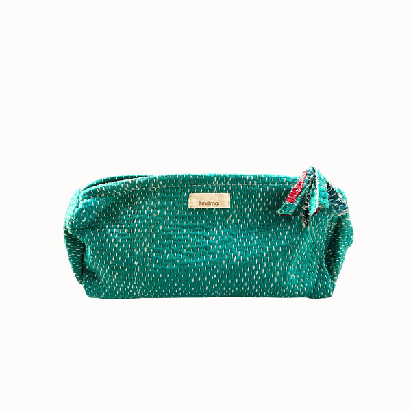 Trousse Pia bleue turquoise