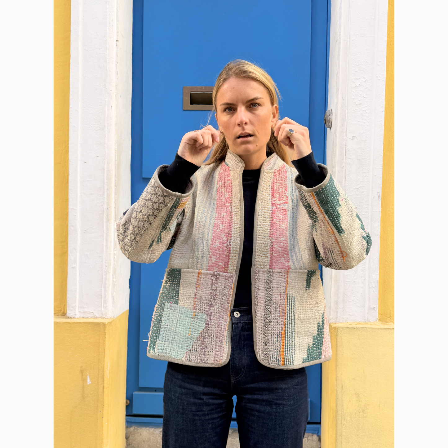 Veste India pastel