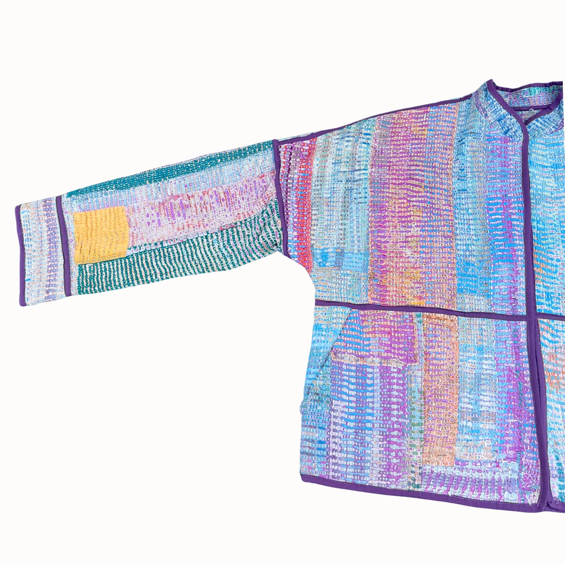 Veste indienne en kantha 